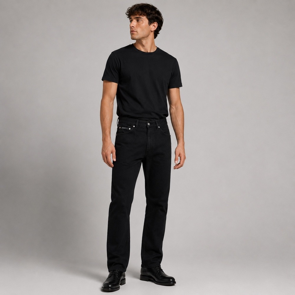 Vintage Hugo Boss Arkansas Straight Leg Jeans Mens 34x32 Made in Italy NWT Y2K